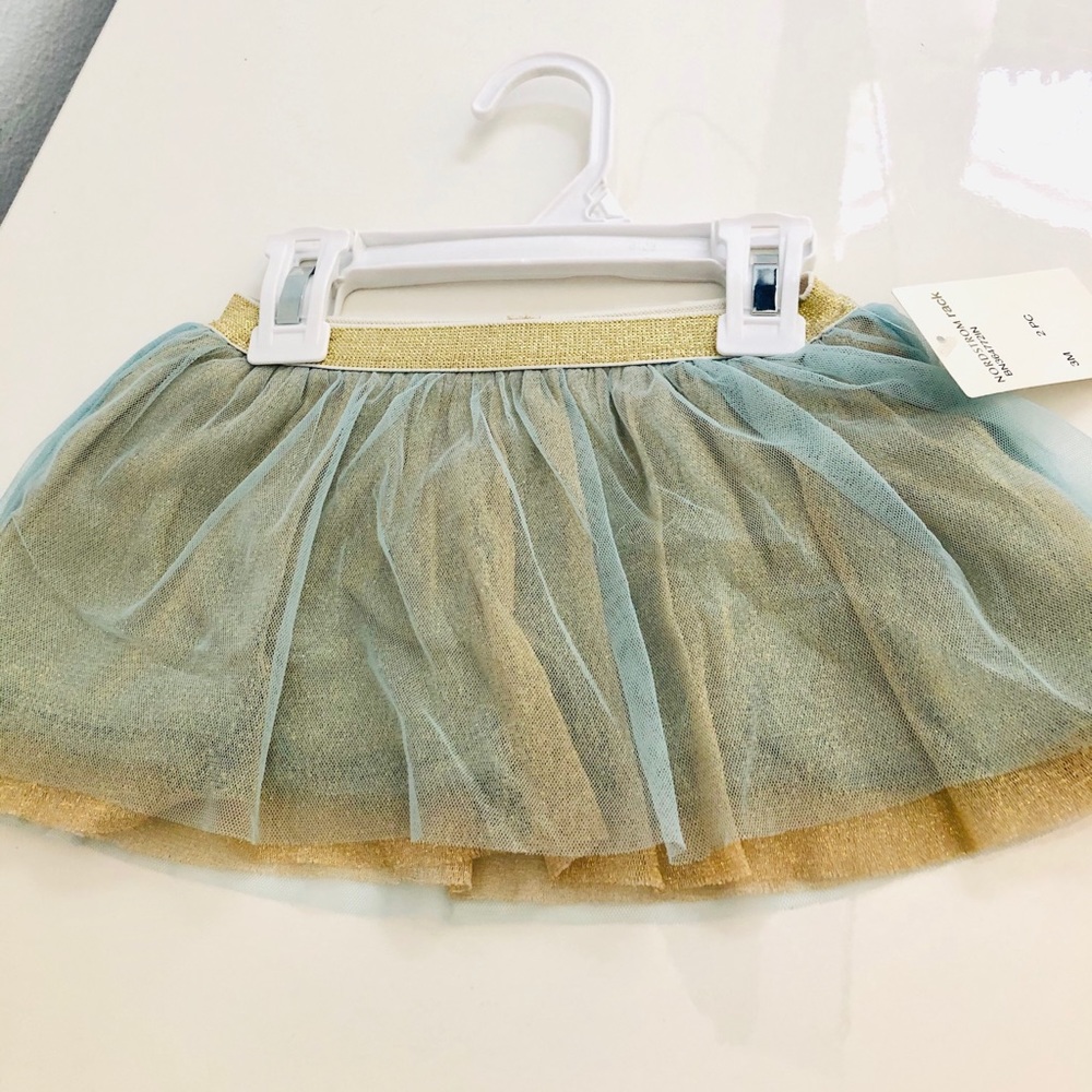 Nordstrom Baby Shimmery Tulle Tutu Skirt - 3mo NWT